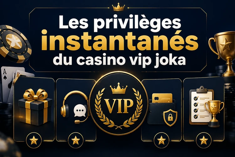 Les privilèges instantanés du casino vip joka